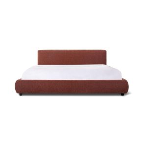 dream storage bed, queen, toffee