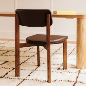 frame dining chair, walnut, cocoa