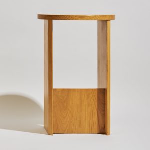 field stool, counter, oak
