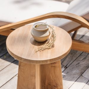 vera teak side table