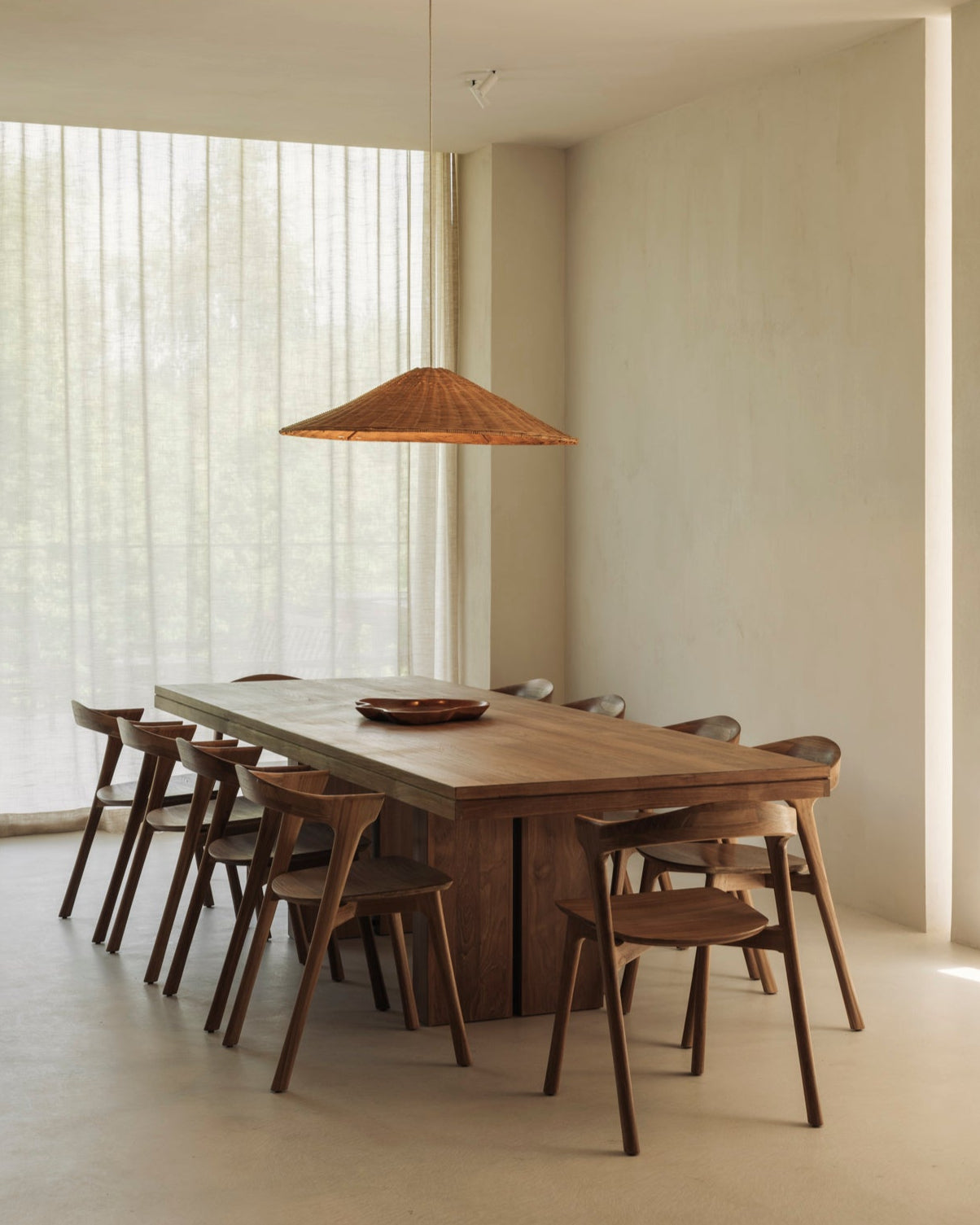 double extendable dining table natural teak