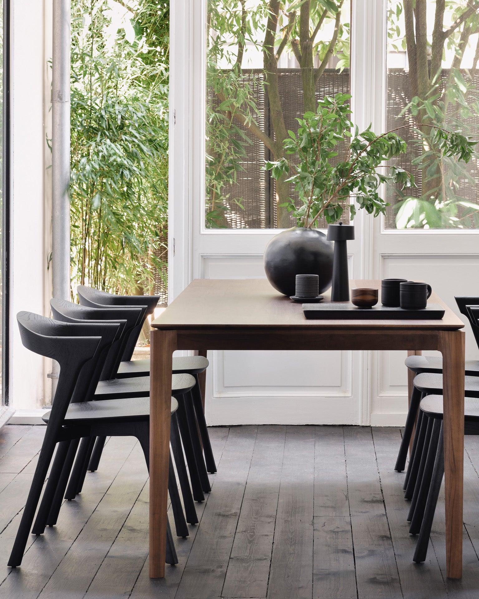bok dining table brown teak