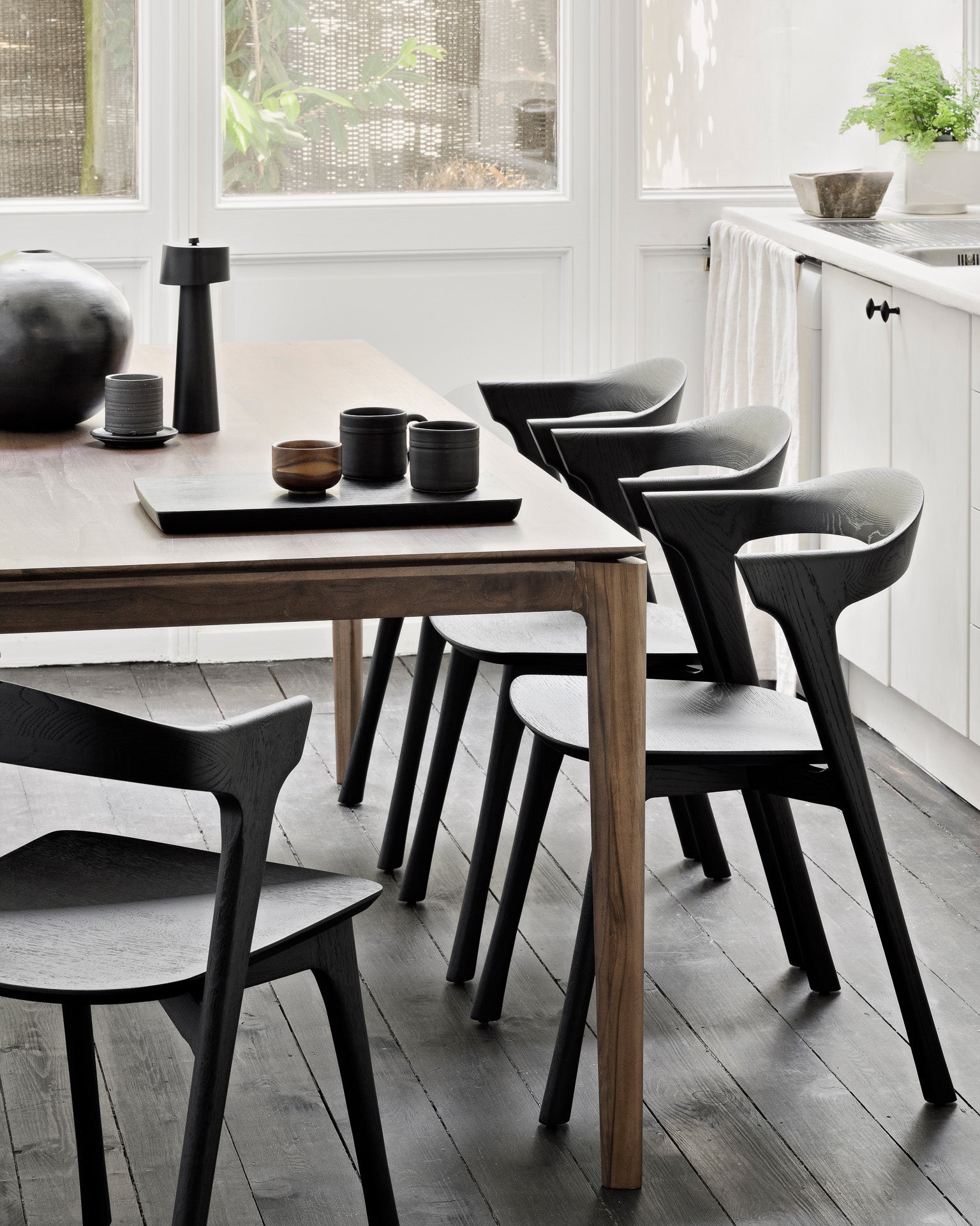 bok dining table brown teak