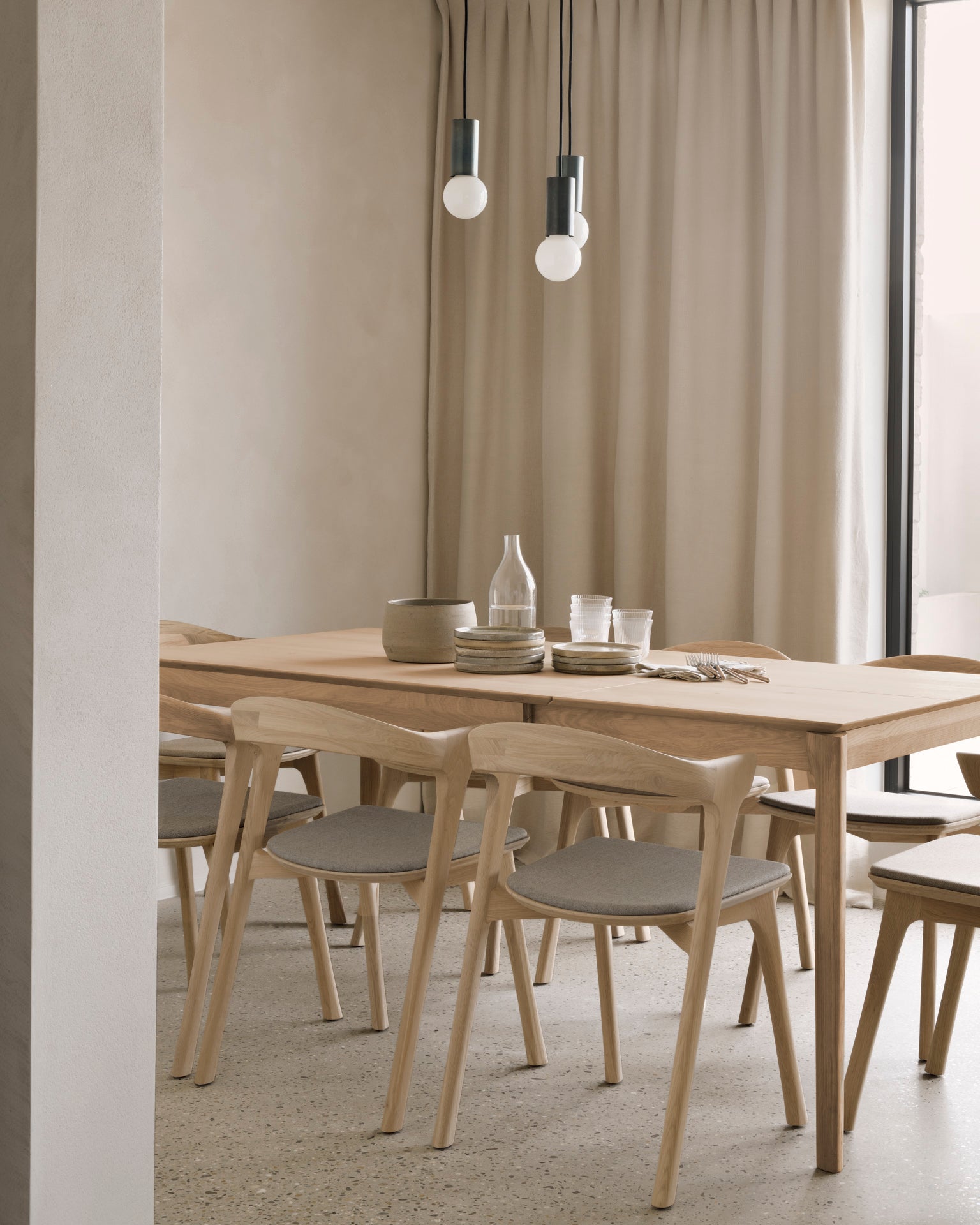 bok extendable dining table oak bok extendable dining table oak