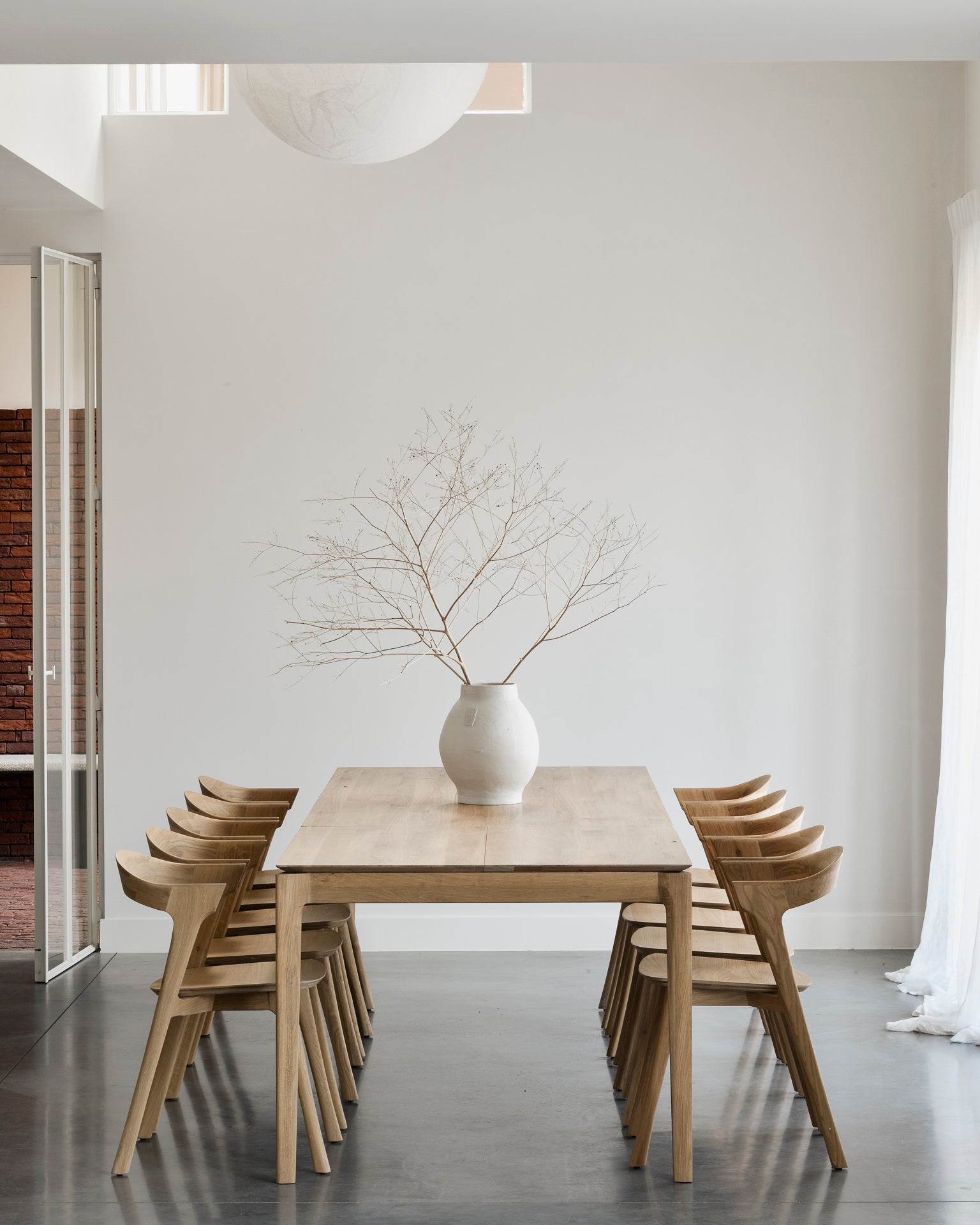bok extendable dining table oak bok extendable dining table oak