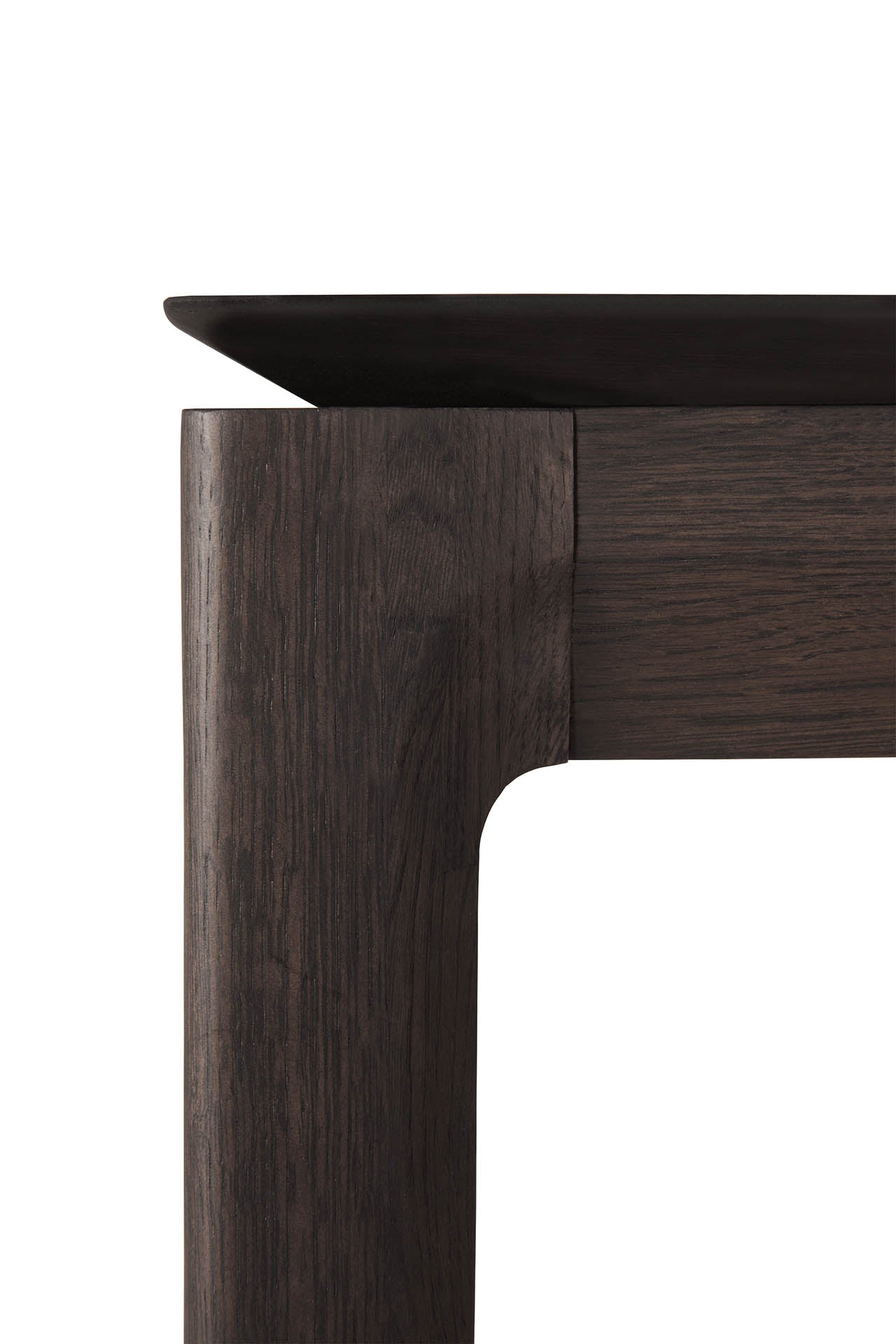 bok extendable dining table brown oak