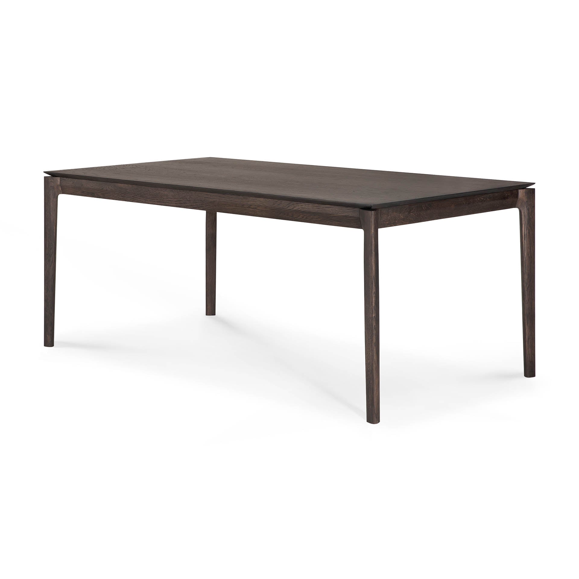 bok extendable dining table brown oak