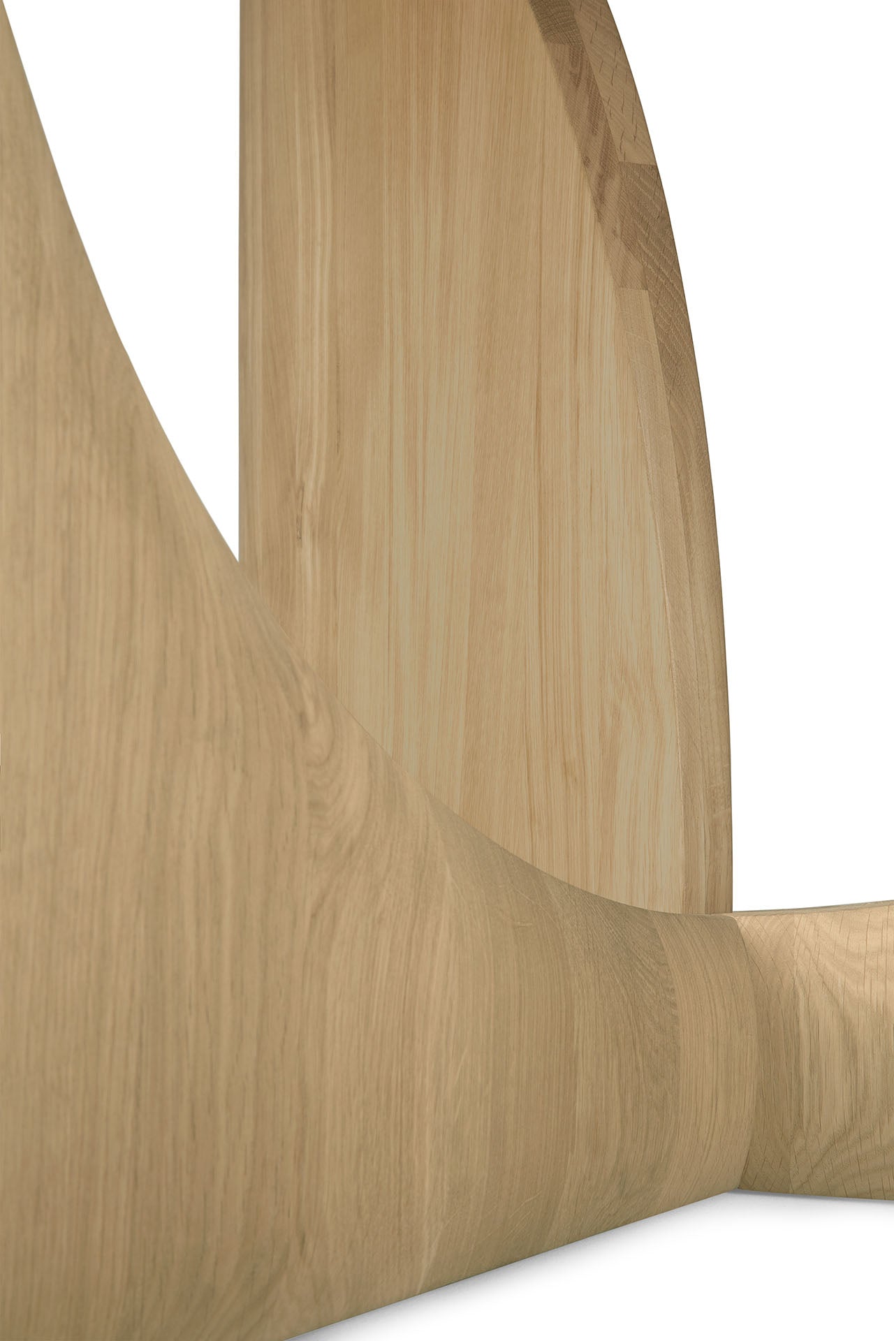 geometric dining table oak geometric dining table oak