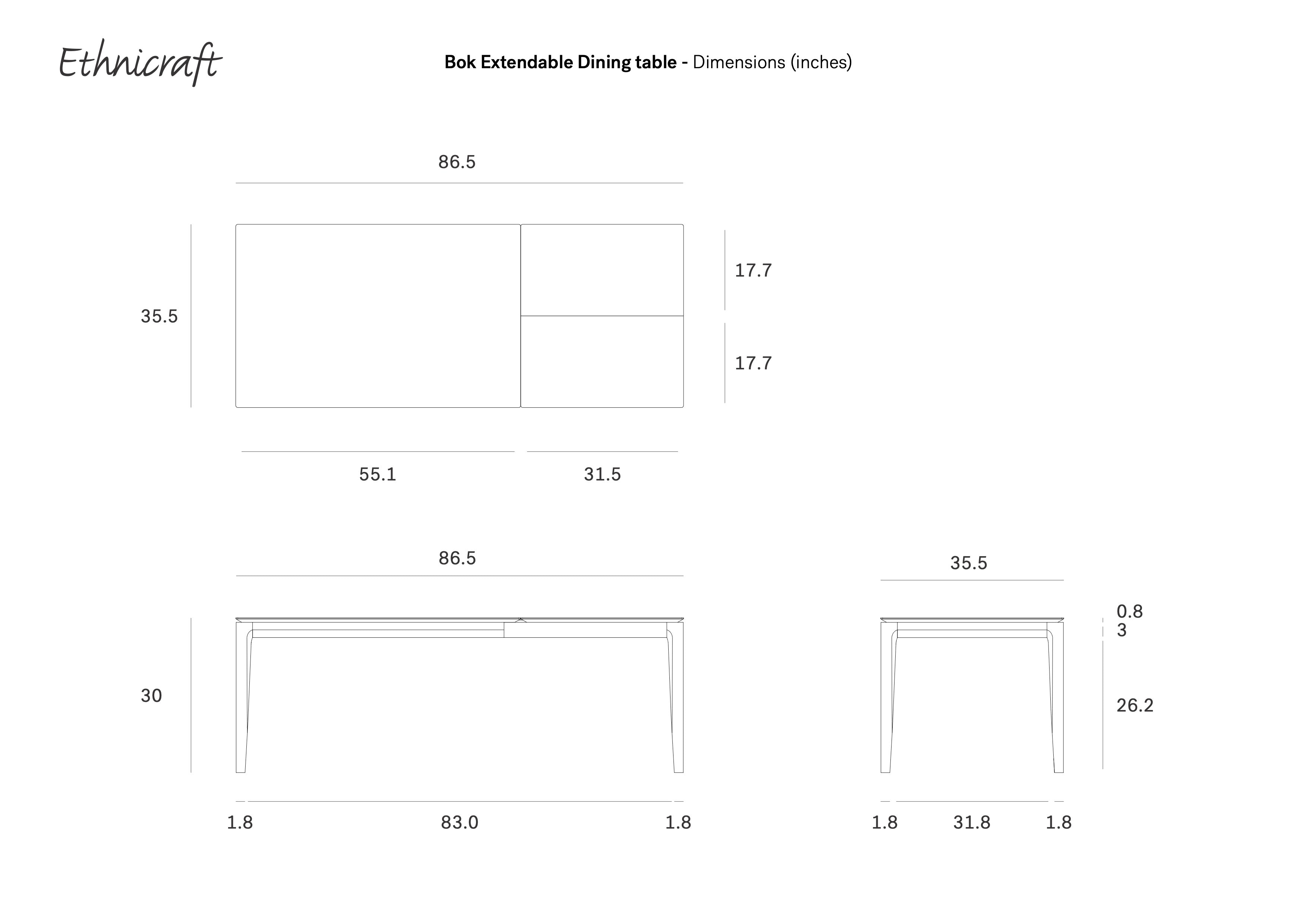 bok extendable dining table oak bok extendable dining table oak