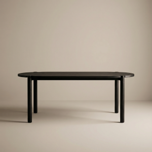 cove dining table | black oak
