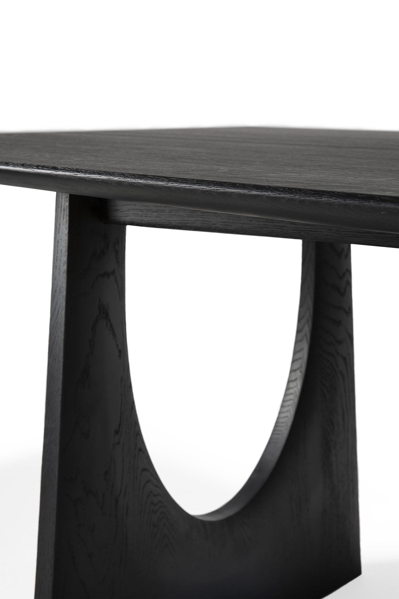 geometric dining table black geometric dining table black