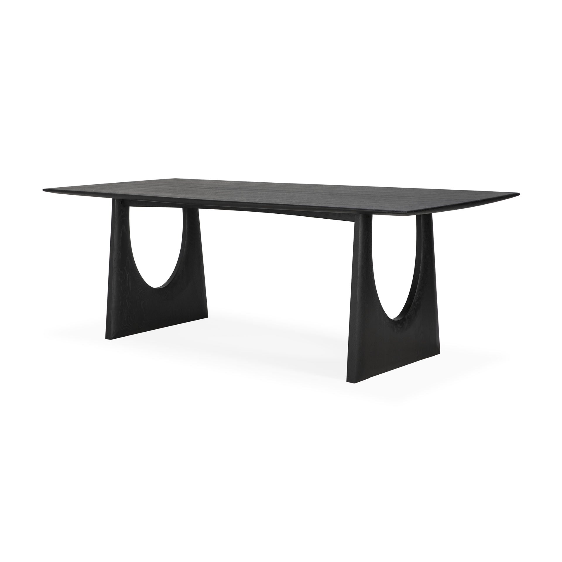 geometric dining table black geometric dining table black